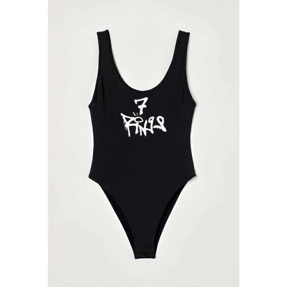 Ariana Grande hm 7 rings tour black bodysuit size small - Picture 1 of 6